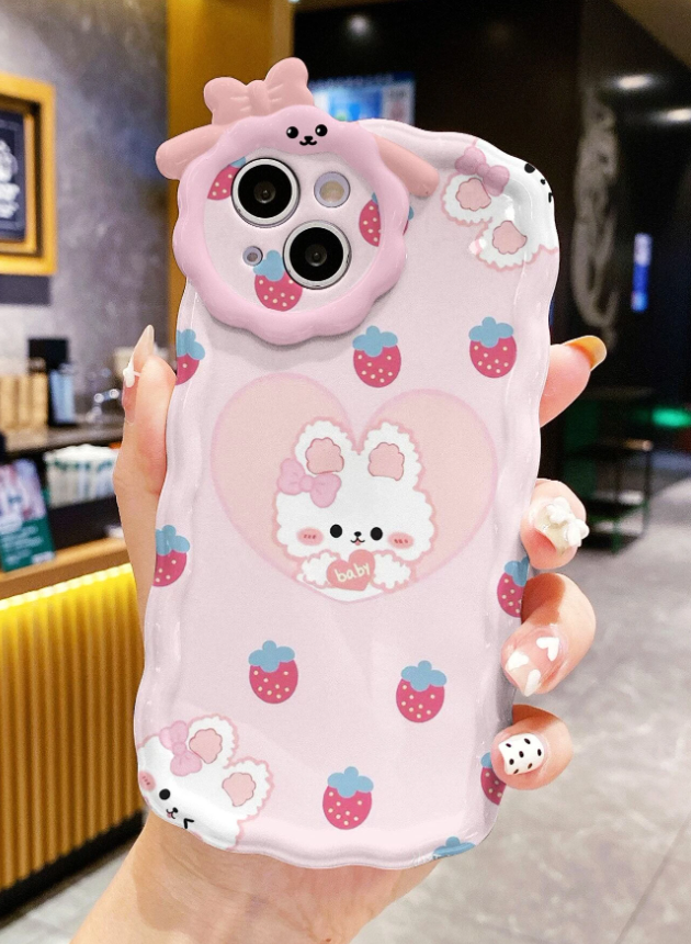 Cartoon Rabbit Pattern Phone Case