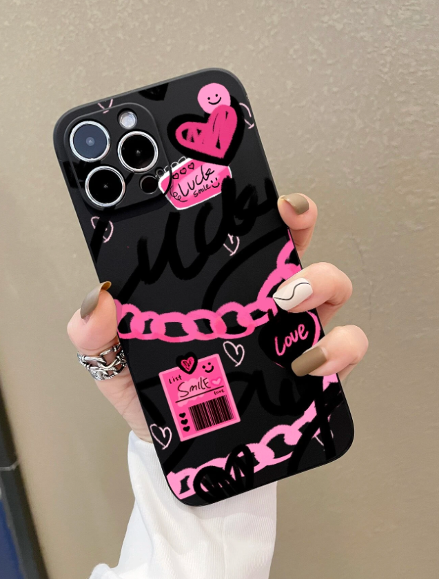 Cartoon Chain Pattern Phone Case