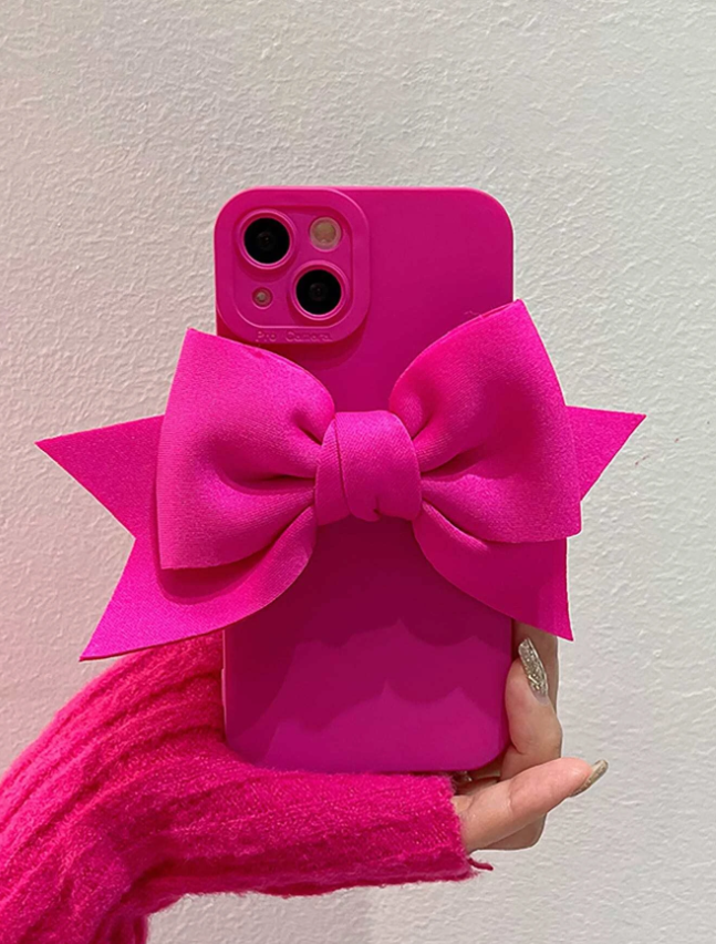 Bow-knot Decor Phone Case