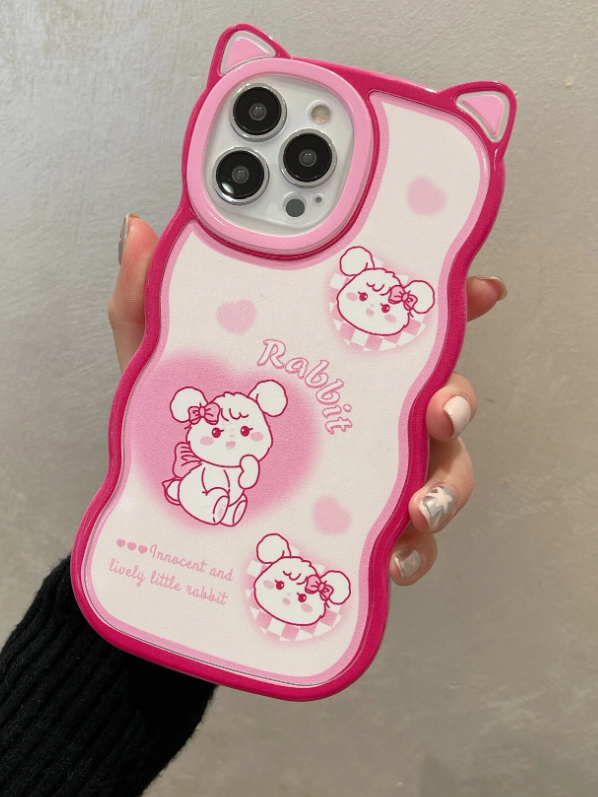 Cartoon Rabbit Pattern Phone Case