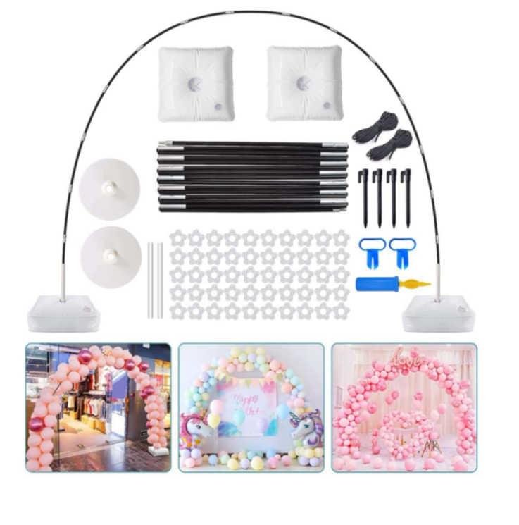 80pcs Plastic Balloon Arch Set, Simple Multi-purpose Decoration Balloon Arch Bracket Set For Party, Wedding