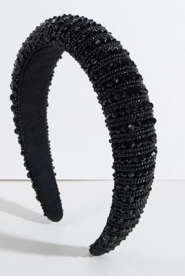 1pc Women's Crystal Bead Decor Luxury Style Headbands For Party Dating Travel