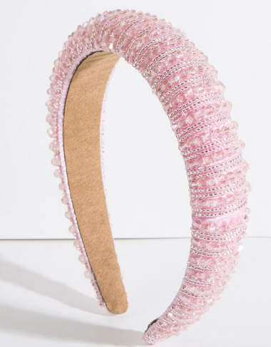 1pc Women Crystal Decor Luxury Style Headband For Hair Decoration