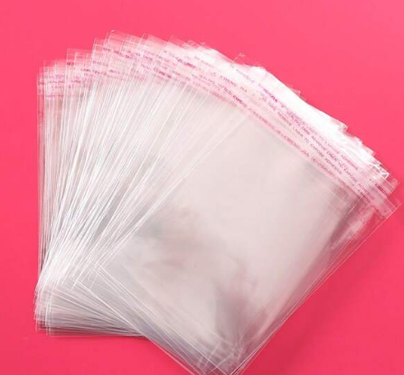 100pcs Clear Gift Bag, Plastic Small Candy Bag, Biscuit Bag, For Gift