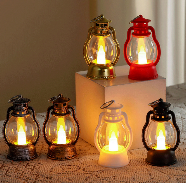 1pc Plastic Night Light, Modernist Lantern Design Night Lamp For Home