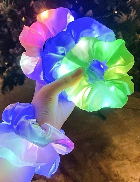 1pc Copper Night Light, Creative Scrunchie Design Decoration Light For Gift