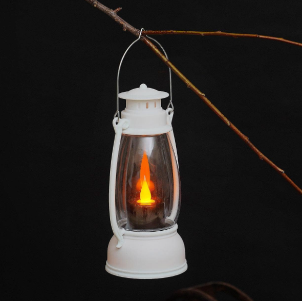 1pc Plastic LED Decoration Lantern, Modernist Decoration Lantern For Camping