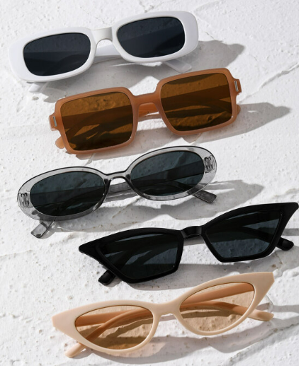 5pairs Cat Eye Fashion Glasses