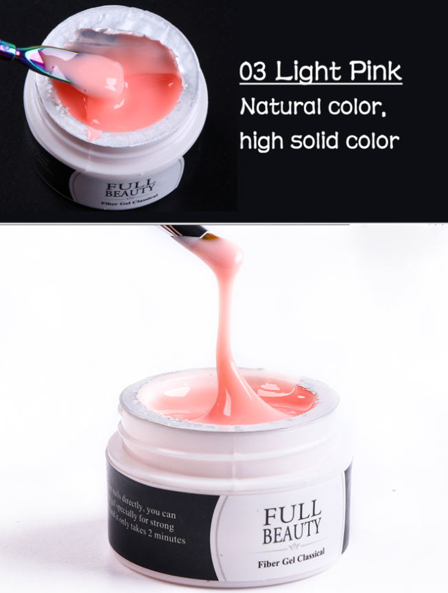 15ml Nail Gel For Extension LED Gel Nail Polish Varnish Quick Building White Clear Pink Glue Repair Broken Manicure Tools