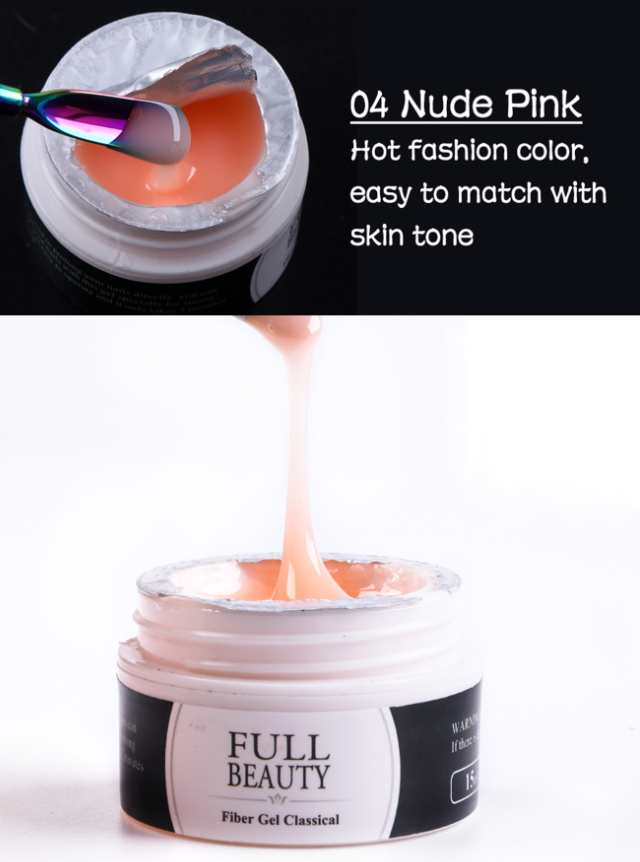 15ml Acrylic UV Extension Nail Gel White Pink Clear Extending Varish Gel Repair Broken Nails Builder Manicure Polish Gel