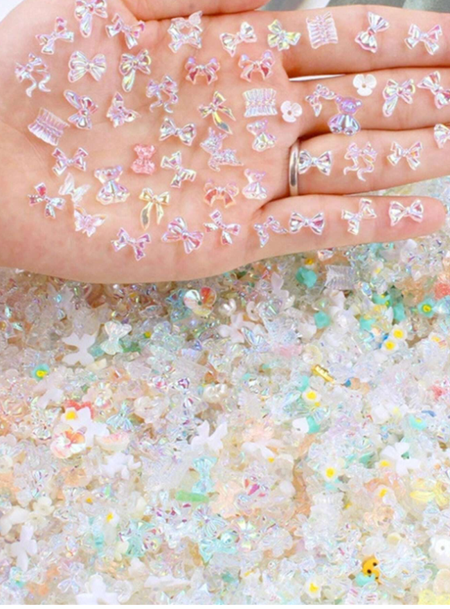 1pack 3D Bow Design Nail Art Decoration