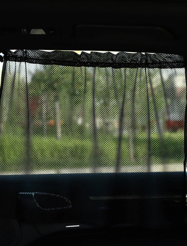 1pc Mesh Polyester Car Side Window Sunshade, Car Sun Shade