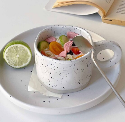 1pc Ceramic Mug With Mark