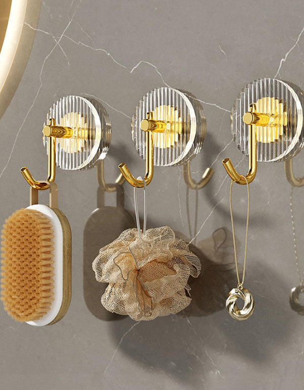 3pcs Punch-free Bathroom Hook