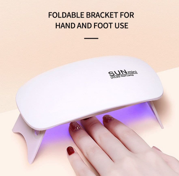 6W Mini Mouse Nail Lamp Nail Dryer Machine UV/LED Lamp Portable Micro USB Charging Cable Home Use Drying Lamp For Gel