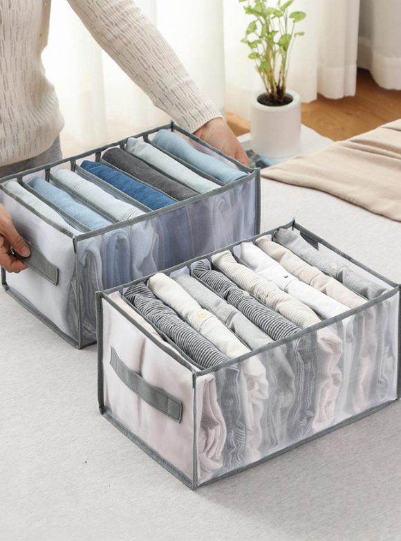 1pc Multi-grid Underwear Storage Box