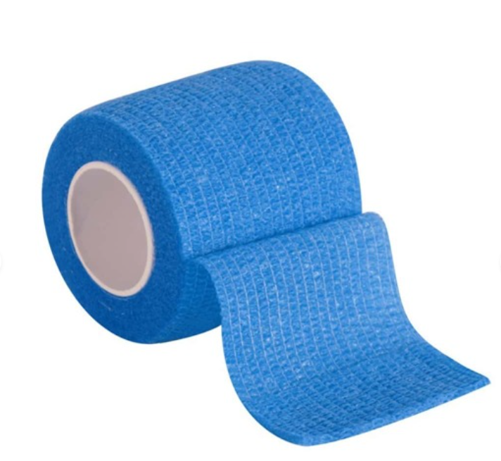 1pc Self Adherent Cohesive Wrap Bandages, Elastic First Aid Tape Medical Vet Bandage for Sports Protection and Wrist Ankle Knee Leg Sprains & Swelling