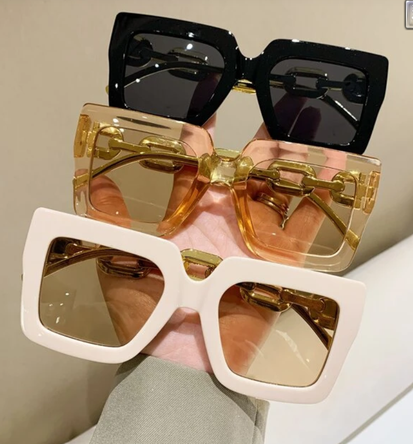 3 ازواج نظارات شمسية إطار مربع السفر اكسسوارات