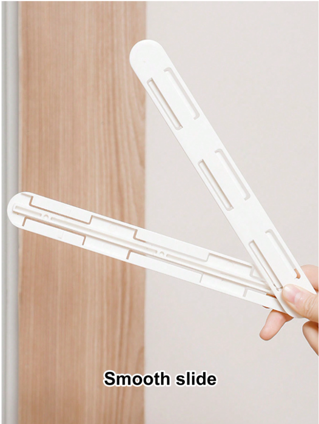 2قطع/طقم بلاستيك درج مسار مسار الى سلة , متعدد الأغراض انزلاق مسار الى مطبخ , غرفة نوم , , منزل صندوق تخزين مرشد , أبيض