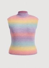 Load image into Gallery viewer, SHEIN MOD Plus Ombre Mock Neck Sweater Vest
