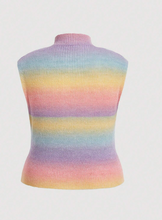 Load image into Gallery viewer, SHEIN MOD Plus Ombre Mock Neck Sweater Vest
