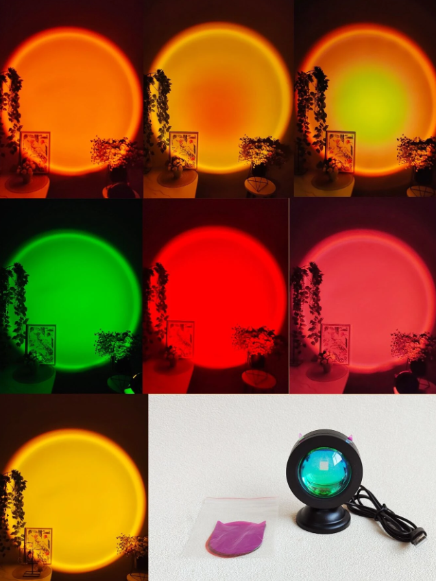 BASIC LIVING إضاءة غروب الشمس ليد - 1 قطعة