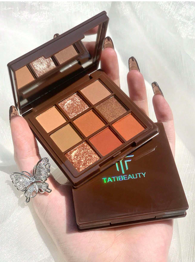 9 ألوان لوحة ظلال العيون , مادة & متلألأ ظلال عيون طبق يدوم طويلا ظلال العيون