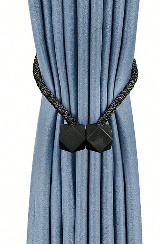 2قطعة مغناطيسية لتثبيت الستائر بشكل مكعب مبتكر