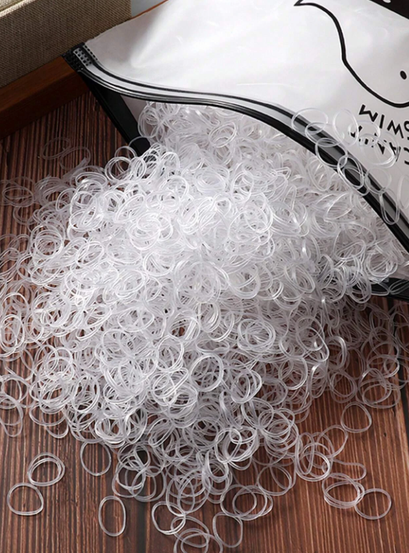 2000 قطعة نساء استخدام مرة واحدة مرون موضة ربطة شعر للنساء , مرون ربطات الشعر بدون فقدان بيانات تسريحة ذيل فرس مقبض