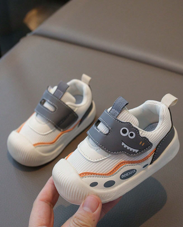 Chaussures Bébé Unisexes À La Mode Pour La Marche, Tige En Maille Respirante, Chaussures De Sport Confortables Et Polyvalentes