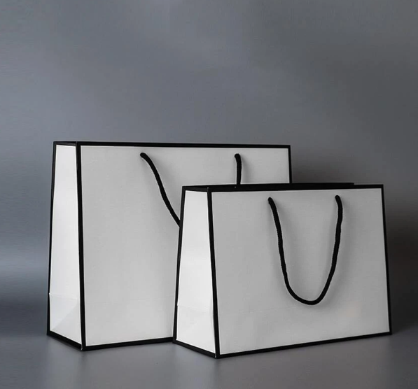1 pièce Sachet Cadeau Pliage Portatif shopping Avec Poignée