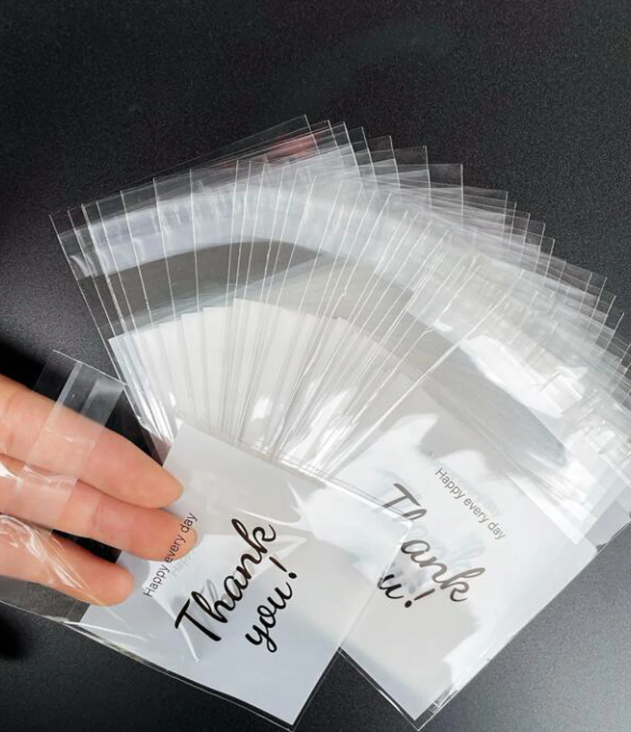 100 pièces Sachet Cadeau Transparent