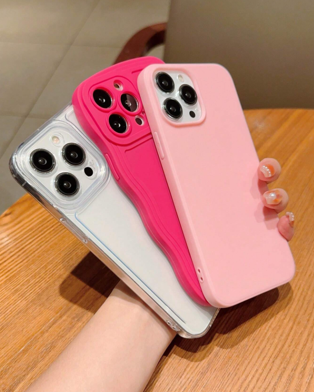 3 pièces Coque De Téléphone Unicolore