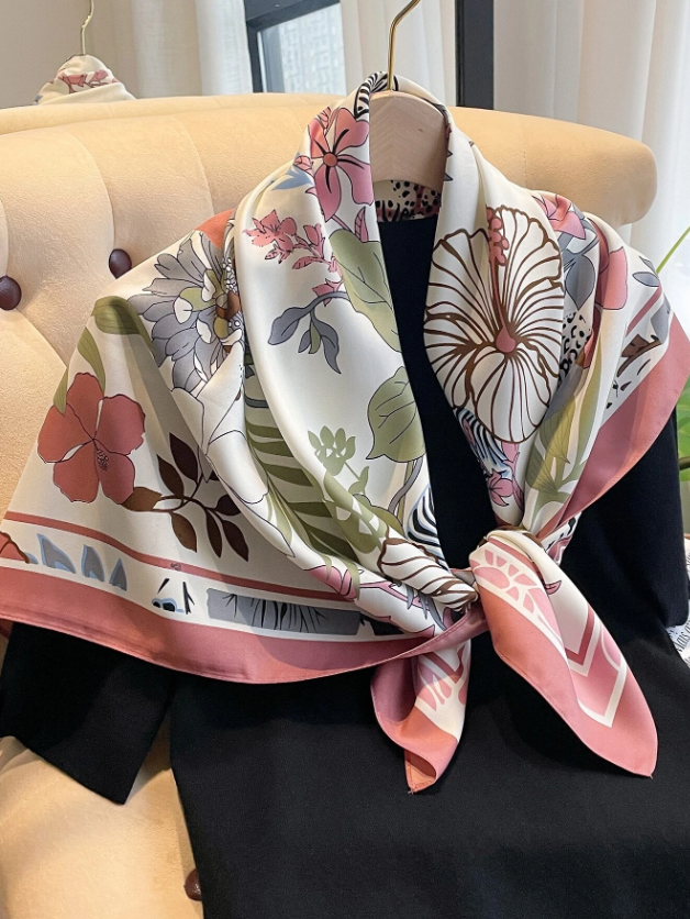 Bandana À Imprimé Floral Choix Idéal Pour Des Cadeaux