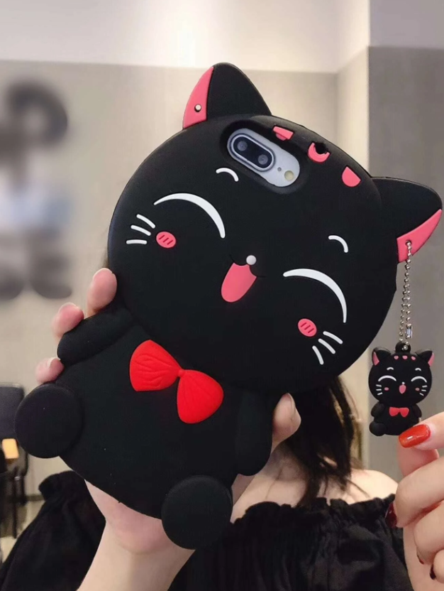 Cartoon Cat Design Phone Case