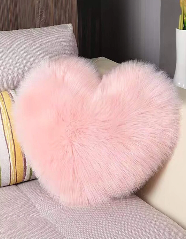 1pc Heart Shaped Cushion Cover Without Filler
