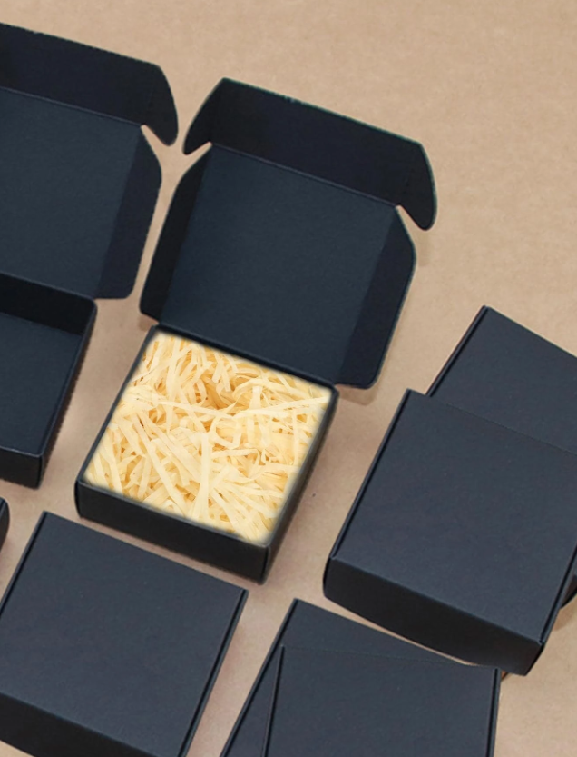 10pcs Plain Gift Box, Simple Square Shaped Paper Gift Wrapping Box For Party
