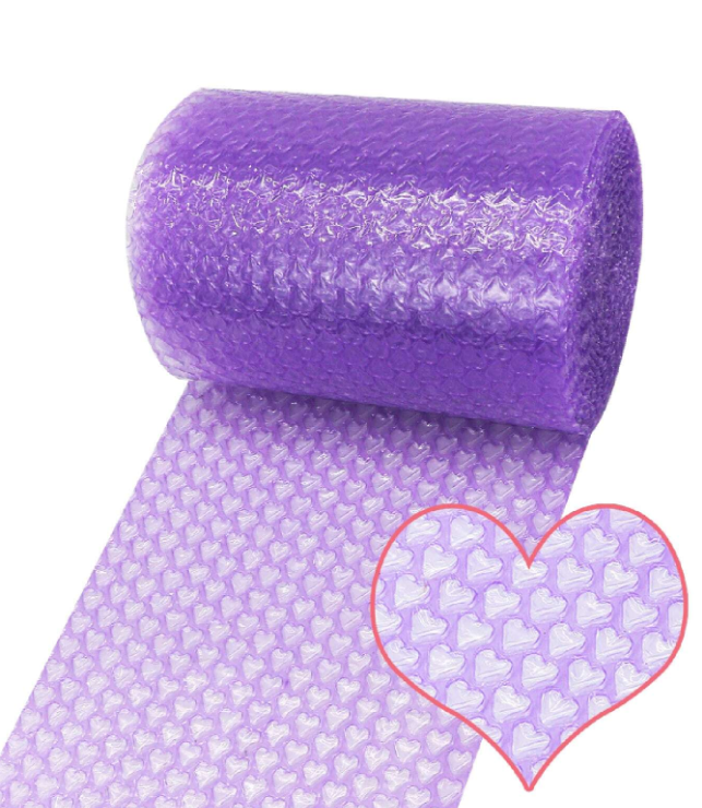 1pc PE Gift Wrap Paper, Heart Pattern Gift Packaging Paper For Party