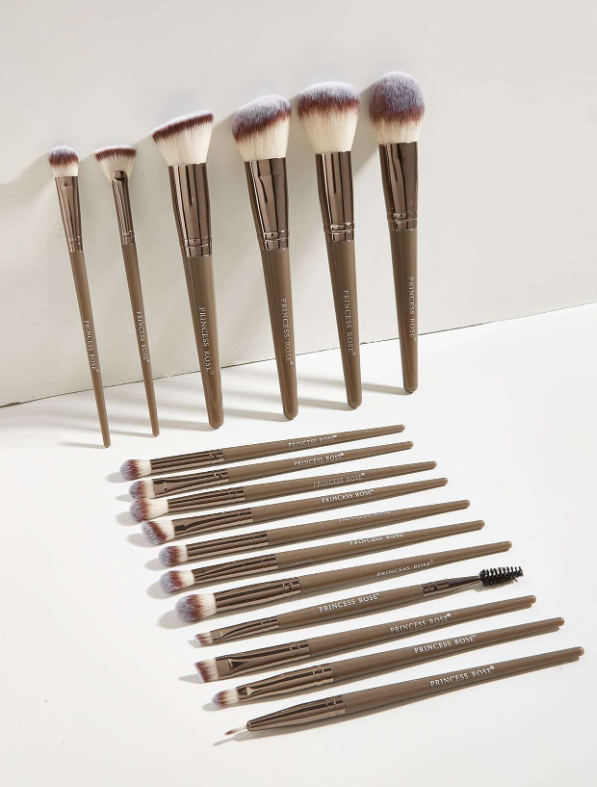 17pcs Makeup Brush Set Including Foundation Brush,Blush Brush,Powder Brush,Contour Br