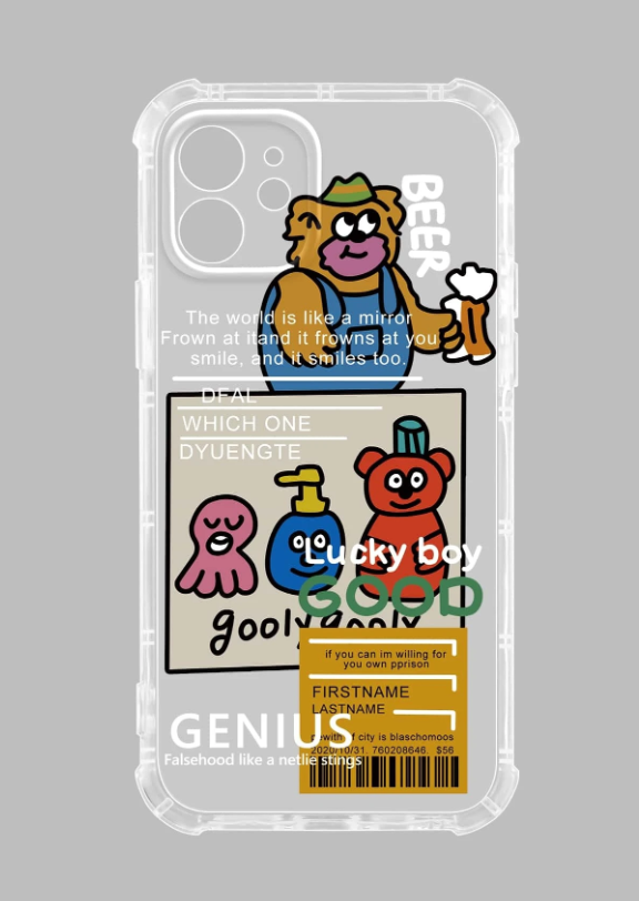 Cartoon Phone Case Compatible With iPhone15/15Plus/15Pro/15Promax