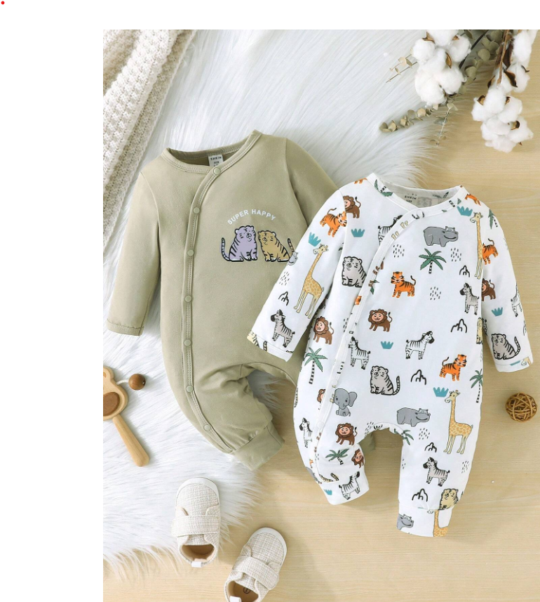 Baby Boy 2pcs Cartoon Graphic Jumpsuit