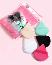 Load image into Gallery viewer, 5pcs Makeup Tools Set Sponge Puff Powderdry Powder Velvet Mini Portable Reusable Dry Wet Dualuse Soft Face Cosmetics
