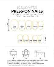 Load image into Gallery viewer, Transform Your Nails with 24pcs Full Cover Short Oval Shape Glitter Gold Edge Decor False Nails &amp; 1pc Double-Sided Tape &amp; 1pc Nail File
