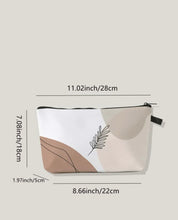 Load image into Gallery viewer, 1pc Leaf Pattern Makeup Bag
