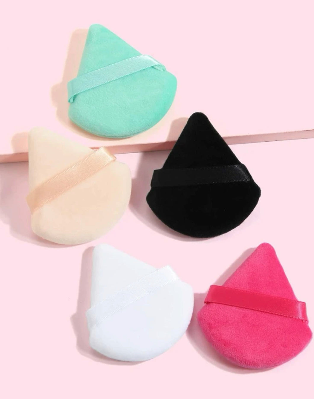 5pcs Makeup Tools Set Sponge Puff Powderdry Powder Velvet Mini Portable Reusable Dry Wet Dualuse Soft Face Cosmetics