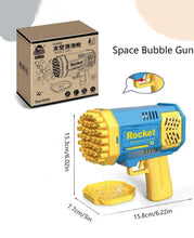 Load image into Gallery viewer, 1pc 40-hole Mini Edition Space Automatic Bubble Gun (for Adults &amp; Children)
