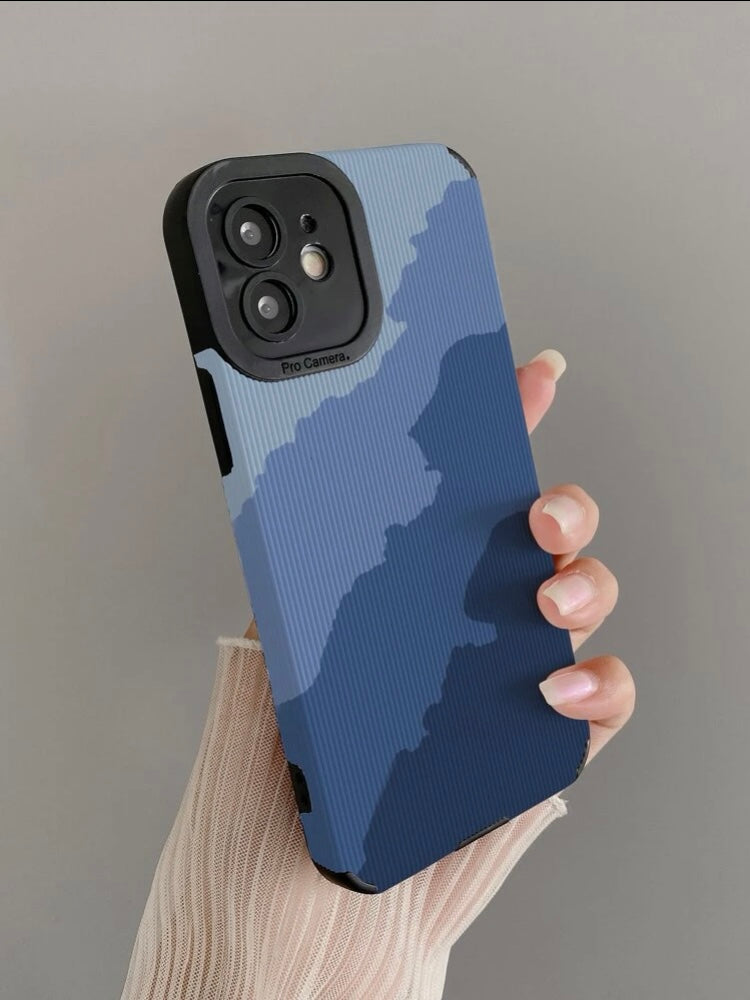 1pc Tpu Gradient Color Pattern Phone Case Compatible With Iphone11 12 13 14 12promax 13promax 14promax Iphone15 15pro 15plus 15promax Samsung S20 Fe A71 U22 A52 A53 A32 A04 A13 A24 A33 A34 A54