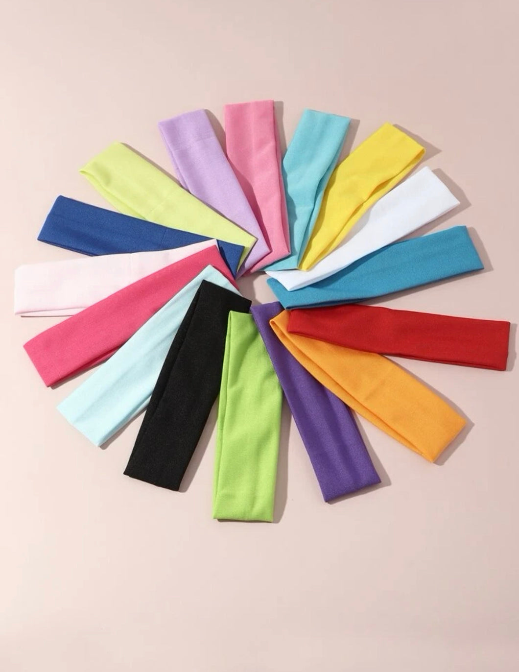 16pcs Toddler Girls Solid Hair Band