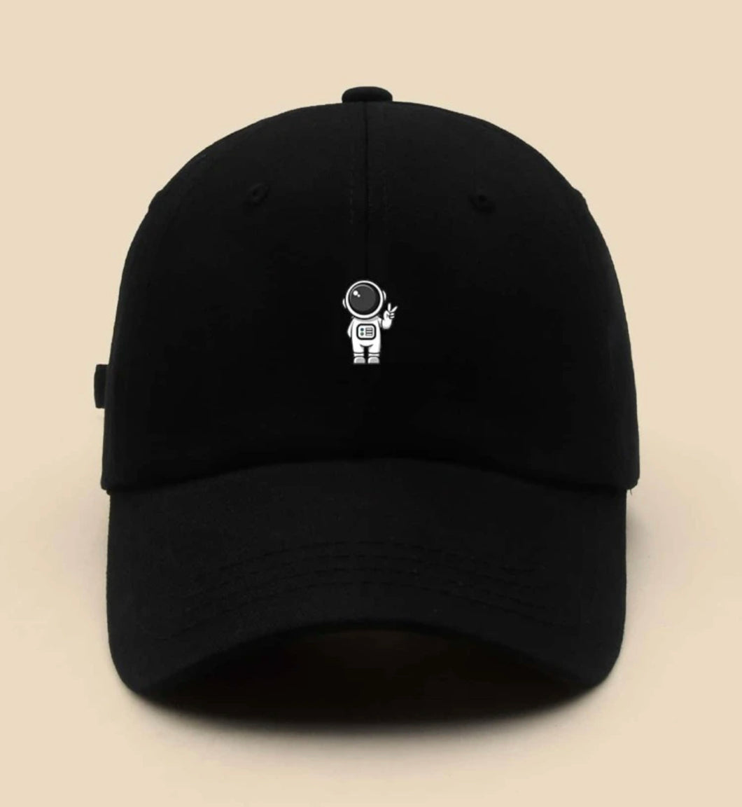 Cartoon Astronaut Print Baseball Cap