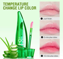 Load image into Gallery viewer, Aloe Color Changing Lip Gloss, Soft Lip Oil
